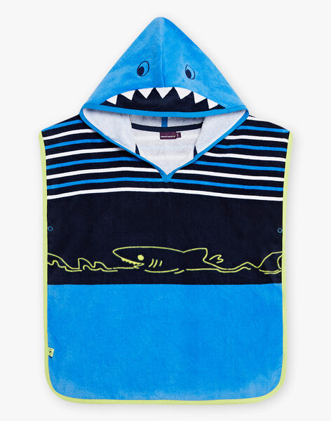 Cape de bain motif requin enfant garçon CYCAPAGE / 22E4PGO1CDBC244