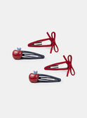 Barettes pommes et noeuds  NUYETTE / 25H4PF76BRT070