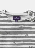 Tshirt à manches longues rayé LAOLIVIER / 24H1BGQ1TML001