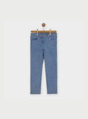 Jeans bleu jean RAFIOZETTE / 19E2PFC1JEA704