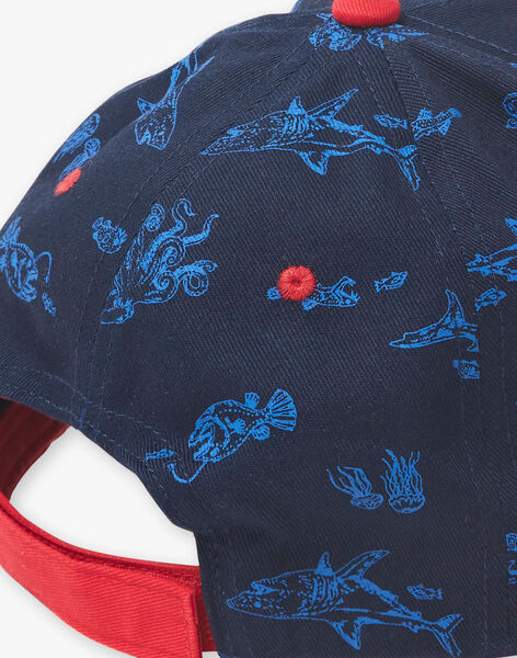 Casquette Bleu Marine Et Rouge En Twill Enfant Garcon Escapade Marine Enfant Sergentmajor