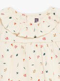 T-shirt écru style blouse à imprimé fantaisie GAORTENSE / 23H1BFQ1TEE001