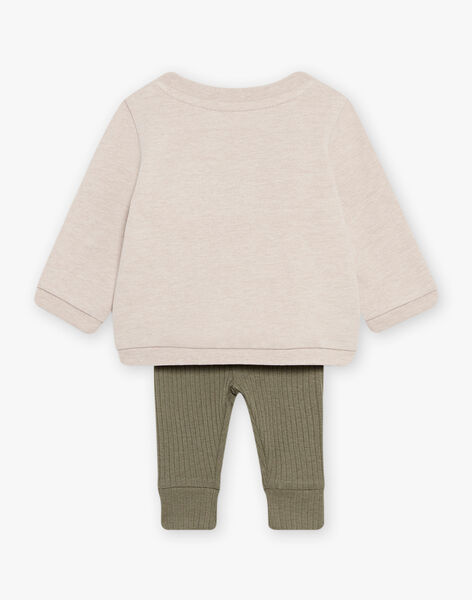 Ensemble sweat et legging bébé garçon DOMITIEN / 22H0CGH3ENSA011