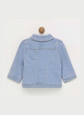 Cardigan bleu jean RAILIA / 19E1BFD3CAR704