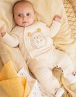 Pyjama à rayures et chaussettes bébé mixte DOUCE / 22H0CMH1ENS001