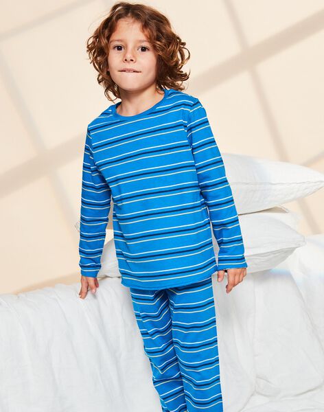 Ensemble pyjama à requin et rayures FLOCHAGE / 23E5PG22PYJ622