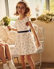 Robe écrue à fleurs FREDONETTE / 23E2PFI1ROB005