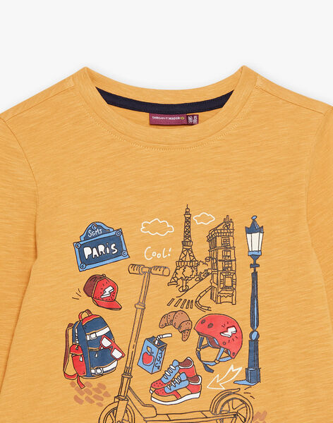 T-shirt manches longues à motifs Paris DAJARDAGE / 22H3PGE1TMLI819