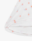 Robe et culotte blanches à imprimé fleuri FASISI / 23E1BFS1ROB001