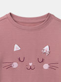 Pyjama Molleton gratté Chat LECOETTE / 24H5PF41PYJ329