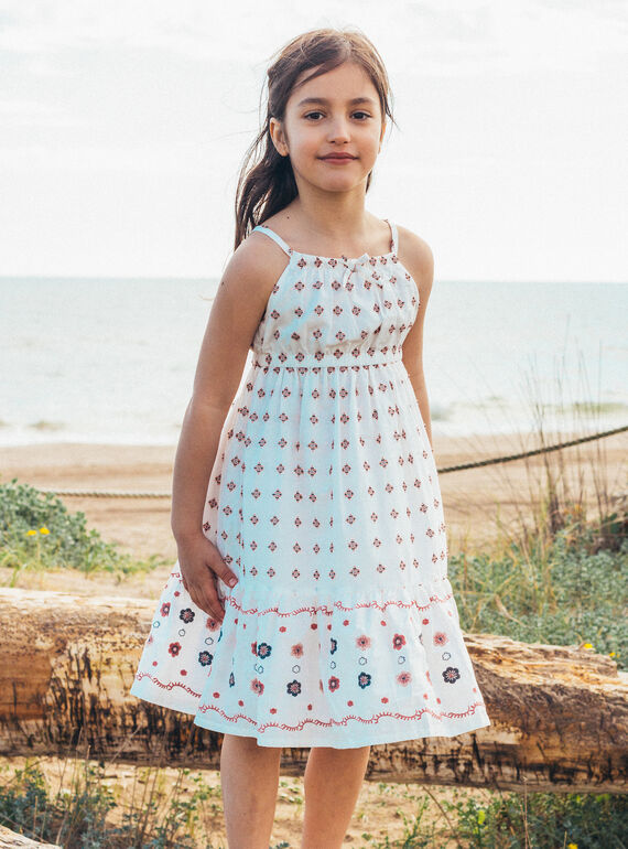 Robe midi brodée MRABROETTE / 25E2PFR2RBS001