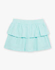 Débardeur et jupe short turquoise et orange en jersey FRUTETTE / 23E2PFU4ENS001