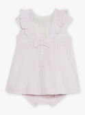 Robe de cérémonie et bloomer bébé fille CAJUSTINE / 22E1BFH1ROB301