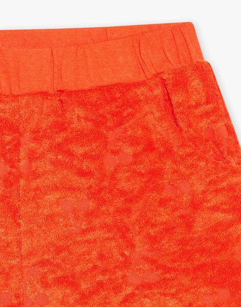 Short orange en éponge FLYSHOETTE / 23E2PFR1SHO407