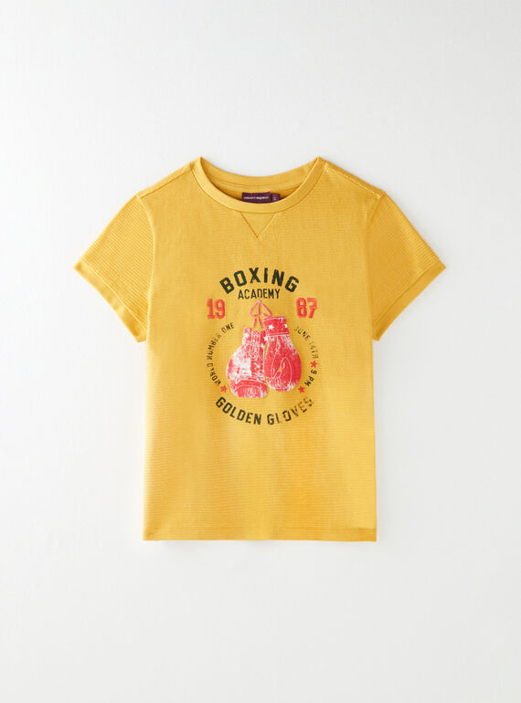 Tee Shirt Manches Courtes Jaune  VUJUTINAEX / 20H3PGQ1TMCB106