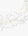 Couronne ivoire à fleurs FRECOUETTE / 23E4PFI1ACD005