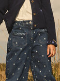 Jean wide leg à fleurs MEJEANETTE / 25E2PF81JEAK005