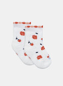 Chaussettes bouclettes à motif  KADEBORAH / 24E4BF42SOQ001