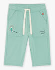 Pantalon en molleton vert amande FACECTOR / 23E1BGB1PAN611