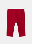 Legging rouge Bébé Fille NAGWEN / 25H1BFM1LG050
