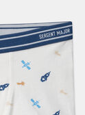 Lot de 3 boxers à rayures, imprimé ou uni Garçon NUITRIAGE / 25H5PGC2BOX506