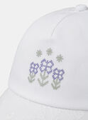 Casquette broderie fleur  MLEKSETTE / 25E4PFO1CHA001