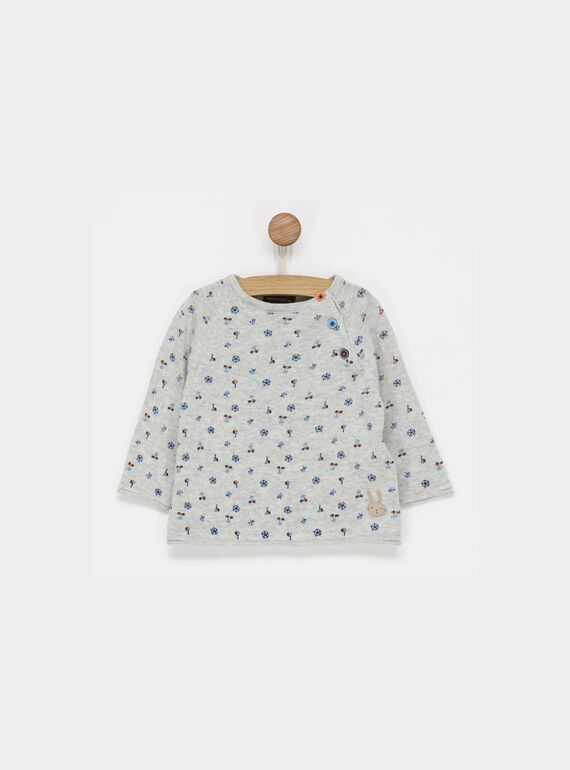 Pull gris chiné NAPIERRY / 18E1BGJ1PUL943