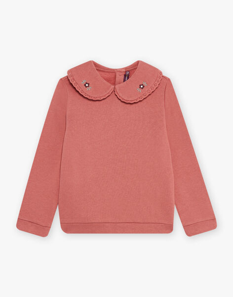 Sweat rose col claudine DUDOINETTE / 22H2PFR1SWED332