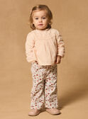 Pantalon évasé imprimé floral MABILLIE / 25E1BF71PAN001