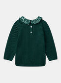 Pull à col  fleuri LALINA / 24H1BFO1PULG618