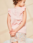 Pyjama rose à motif et imprimé fleurs FLOZETTE / 23E5PF31PYJD329