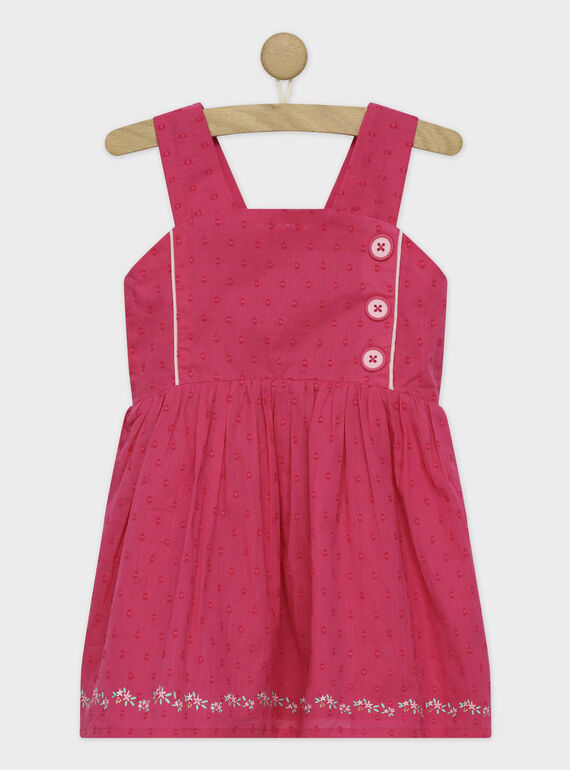 Robe chasuble rose RUITAETTE / 19E2PFP1CHS309