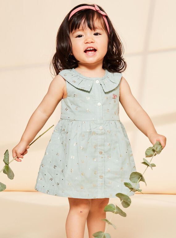 Robe et bloomer vert tendre à papillons FAIMA / 23E1BFD1CHS612