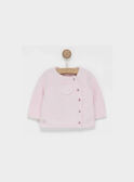 Cardigan rose PASTILLE / 18H0NF12CAR301