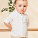 Chemise écru en gaze de coton