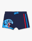 Boxer de bain bleu marine à motif surfeur FRYMUAGE / 23E4PGL1MAI070