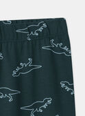 Pyjama tricolore imprimé dinosaures Garçon NUIDINAGE / 25H5PGB6PYJ001
