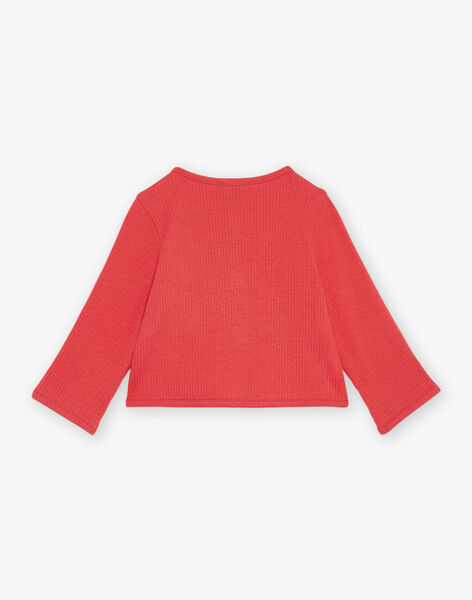Gilet coquelicot à manches longues FAWINNIE / 23E1BFQ1CARF505