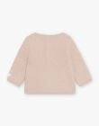 Gilet en tricot beige bébé garçon DOGAN / 22H0CG11GIL007