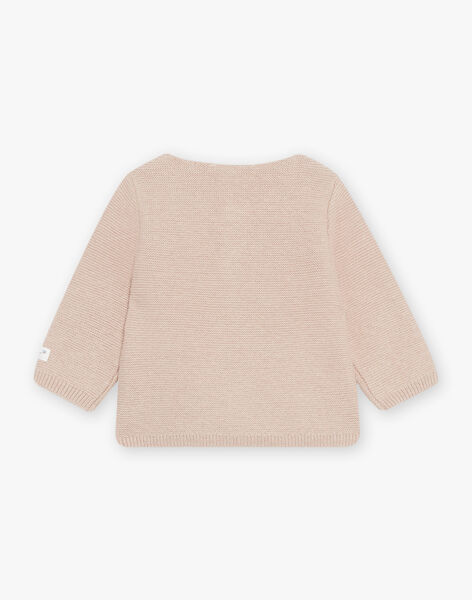 Gilet en tricot beige bébé garçon DOGAN / 22H0CG11GIL007