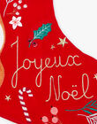 Botte de Noël en velours rouge biche DOUMETTE / 22H4PF71ACD050