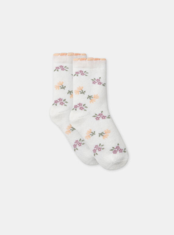 Chaussettes bouclette fleur MABETH / 25E4BF71SOQ001