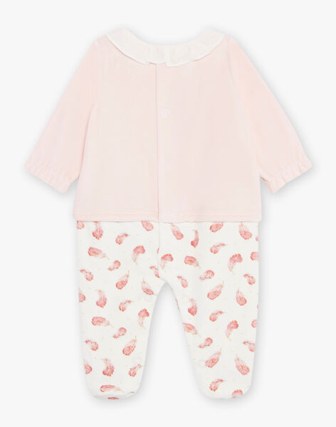 Pyjama en velours bébé fille 22H0NF13GRE307