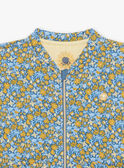 Teddy bleu marine à fleurs FATEDETTE / 23E2PF81CAR070