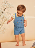 Salopette courte bleue en denim FAROMEO / 23E1BGS2SACP272