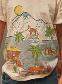 T-shirt décor tigre KROBIAGE / 24E3PGE1TMCF519