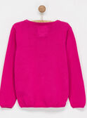 Cardigan fuchsia NHIPETTE / 18E2PFI1CAR304