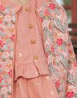 Bomber rose pâle à fleurs FITEDETTE / 23E2PFD1CARD318