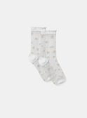 Chausettes transparentes à fleurs MRETRAETTE / 25E4PFL1SOQ001