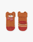 Chaussettes marron à motifs renards bébé garçon BALANCELOT / 21H4BGJ1SOQ809
